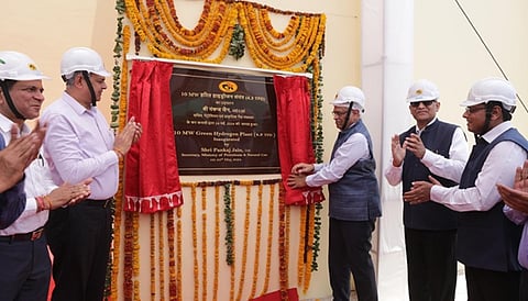 Petroleum Secretary inaugurates GAIL’s 10 MW Green Hydrogen Plant in MP