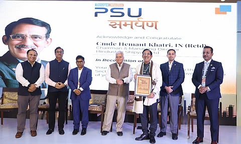 HSL CMD receives PSU Samarpan Award by Gov Connect