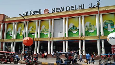 Alt="New Delhi railway station"