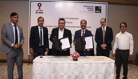 OIL signs agreement with NRL for transportation of additional petroleum products through NSPL