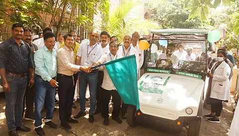 RINL provides 5 battery operated cars to facilitate patient transport at KGH