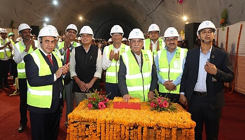 Nepal PM triggers last blast of HRT in Arun-3 Hydro Electric Project