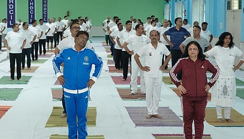THDC celebrates 10th International Yoga Day in all projects and offices