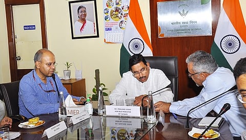 Food Minister Pralhad Joshi makes surprise visit to FCI