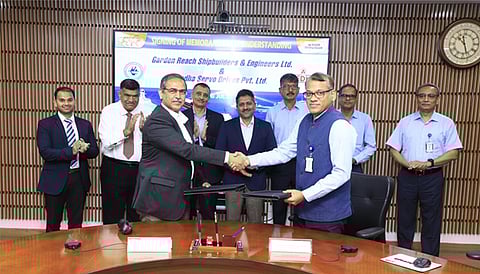 GRSE and Medha Servo Drives ink MoU for joint production of advanced naval systems