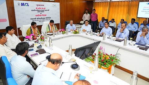 MoS Satish Chandra Dubey visits MCL