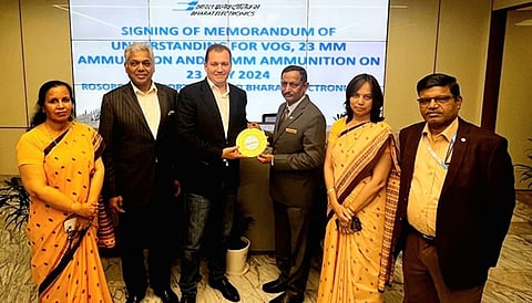 BEL signs tripartite MoU for manufacture of indigenised ammunition