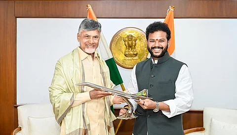 Naidu seeks airport upgrades, new projects in Andhra during meeting with Union minister