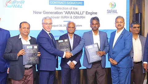 HAL and SAFHAL join forces to develop 'Aravalli' helicopter engine