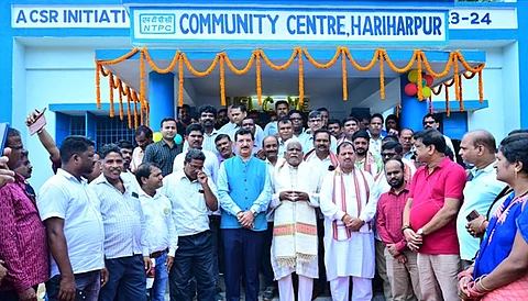 NTPC Kaniha dedicates community hall at Hariharpur under CSR initiative