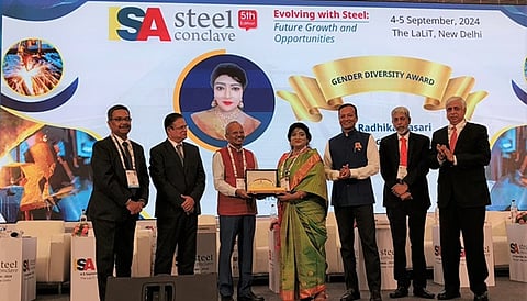 RINL's Dr Dasari Radhika receives 'Gender Diversity' award at ISA Steel Conclave 2024