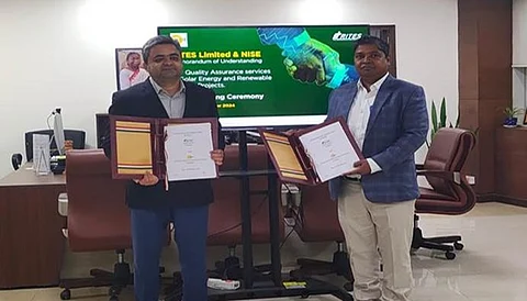 RITES signs MoU with NISE for assuring quality in green energy