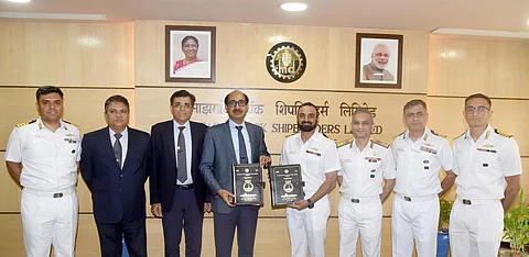 MDL delivers 6th scorpene-class submarine to the Indian Navy