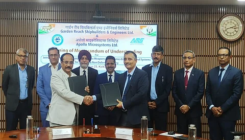 GRSE and Apollo Micro Systems join hands for advanced defence solutions