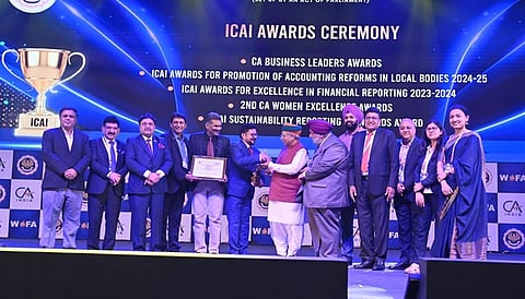REC wins Gold Shield in ICAI Award for excellence in financial reporting for FY'24