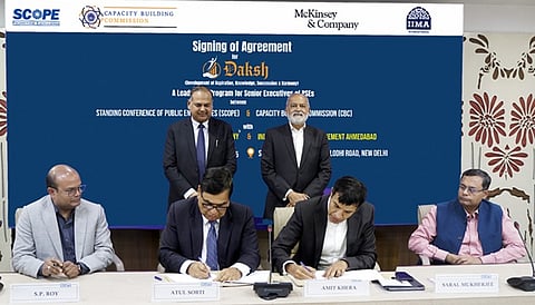 SCOPE and CBC sign agreement with top academia, and consultants for DAKSH leadership program