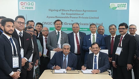 ONGC-NTPC JV acquires Ayana Renewable in $2.3-billion deal