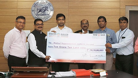 NALCO contributes Rs 10.10 crore to Saheed Laxman Nayak Medical College & Hospital, Koraput