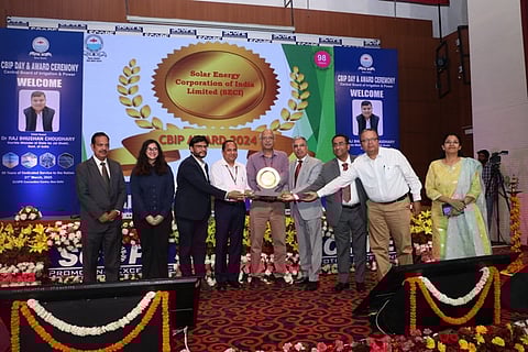SECI wins CBIP Award 2024 for ‘Best Contribution in Solar Energy’
