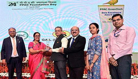 GAIL Wins PPAC Greenfinch Data Excellence Award 2025