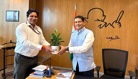 IREDA CMD welcomes new MNRE Secretary