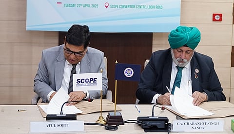 SCOPE and ICAI Sign MoU to strengthen capacity building and knowledge exchange