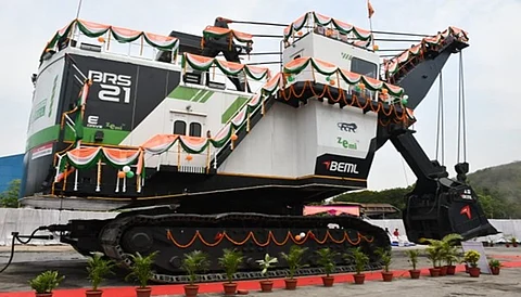 BEML launches India’s largest indigenously developed rope shovel