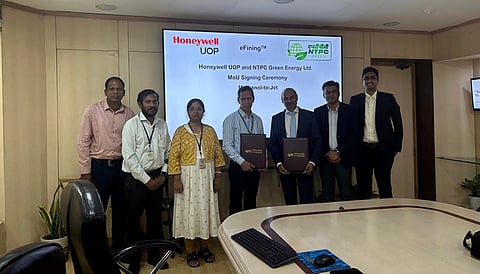NTPC Green partners with Honeywell to pioneer sustainable aviation fuel production in India