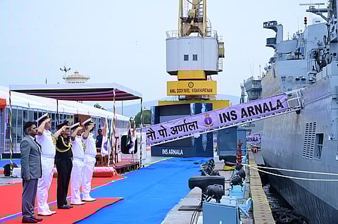 SAIL supplied special grade steel for INS Arnala