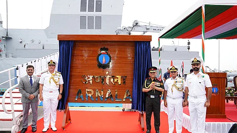 GRSE commissions 'INS Arnala,' first ASW Shallow Water Craft for Indian Navy