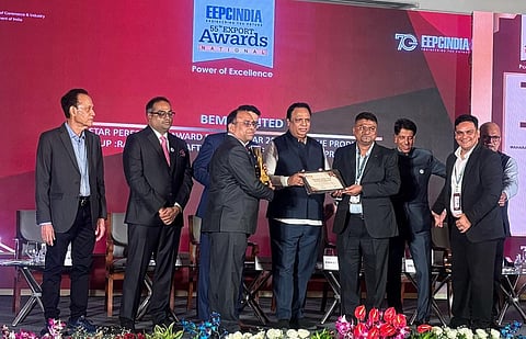 BEML honoured with national award for export excellence at EEPC India 2025