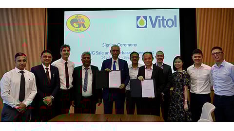 GAIL signs LNG SPA with Vitol Asia Pte. Ltd. for supply of 1 MMTPA LNG