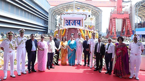 GRSE launches final ASW Shallow Water Craft ‘Ajay’
