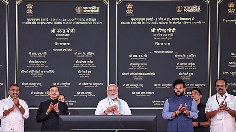 PM lays foundation stone for Power Grid’s transmission system
