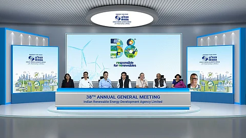 Alt="IREDA CMD outlines long-term roadmap for green energy leadership in 38th AGM"