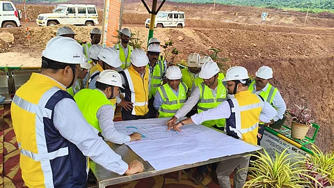 OMC MD reviews Chrome zone mining operations in Jajpur
