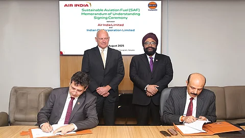 Indian Oil and Air India sign MoU for supply of sustainable aviation fuel