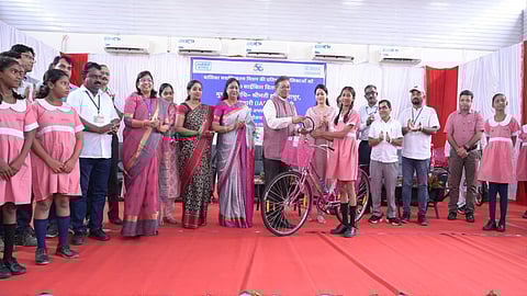 Girl Empowerment Mission: NTPC Unchahar distributes bicycles to rural girls