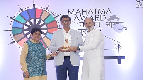 MRPL's Krishna Hegde Miyar receives Mahatma Award for lifetime achievement