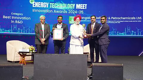 MRPL wins 4th consecutive best refining innovation award for indigenous R&D breakthrough at ETM 2025