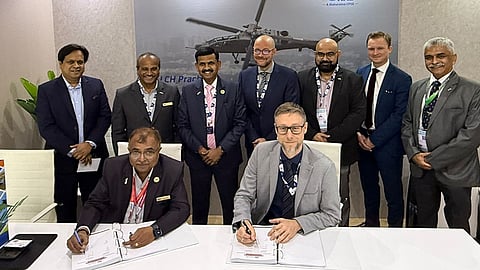 Dubai Air Show 2025: HAL, HENSOLDT ink strategic pact for advanced Helicopter Obstacle Avoidance System