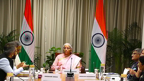 FM Sitharaman meets infrastructure, energy experts on Budget for FY27