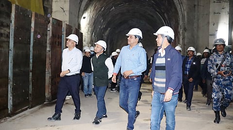 SJVN CMD reviews progress of 900 MW Arun-3 Hydropower project in Nepal