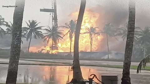 Alt="ONGC Mobilises Emergency Response to Gas Leak at Mori Field in Andhra"