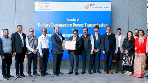 Alt="REC subsidiary hands over power transmission SPV to Power Grid"