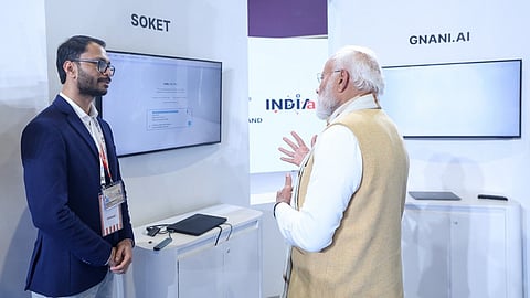 PM Modi inaugurates India AI Impact Expo, interacts with startups