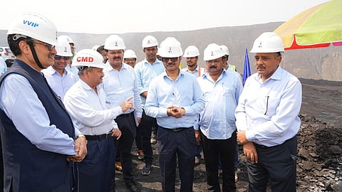 Coal India Chairman reviews operations at MCL's Talcher Coalfields