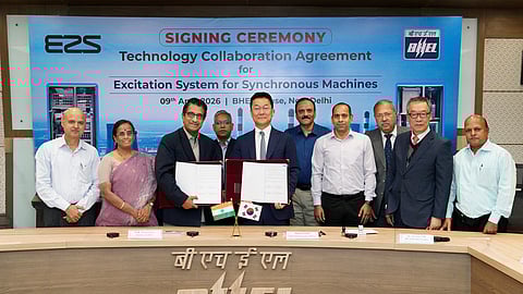 BHEL signs technology collaboration pact with South Korea’s E2S for excitation systems