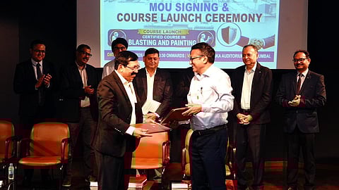 Alt="India’s 1st Marine Blasting & Painting Skill Centre"