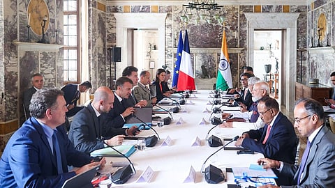 Prime Minister had official talks with President of France on June 14